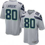NFL Steve Largent Seattle Seahawks Game Alternate Nike Jersey - Grey