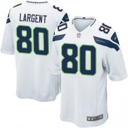 NFL Steve Largent Seattle Seahawks Game Road Nike Jersey - White