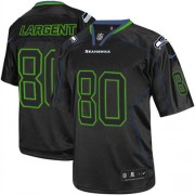 NFL Steve Largent Seattle Seahawks Limited Nike Jersey - Lights Out Black