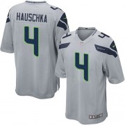 NFL Steven Hauschka Seattle Seahawks Game Alternate Nike Jersey - Grey