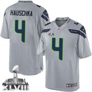 NFL Steven Hauschka Seattle Seahawks Limited Alternate Super Bowl XLVIII Nike Jersey - Grey