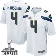 NFL Steven Hauschka Seattle Seahawks Limited Road Super Bowl XLVIII Nike Jersey - White