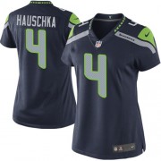 NFL Steven Hauschka Seattle Seahawks Women's Elite Team Color Home Nike Jersey - Navy Blue