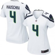 NFL Steven Hauschka Seattle Seahawks Women's Elite Road Nike Jersey - White