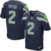 NFL Terrelle Pryor Seattle Seahawks Elite Team Color Home Nike Jersey - Navy Blue