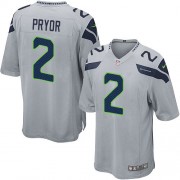 NFL Terrelle Pryor Seattle Seahawks Game Alternate Nike Jersey - Grey