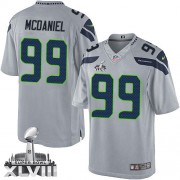 NFL Tony McDaniel Seattle Seahawks Limited Alternate Super Bowl XLVIII Nike Jersey - Grey