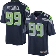 NFL Tony McDaniel Seattle Seahawks Limited Team Color Home Nike Jersey - Navy Blue