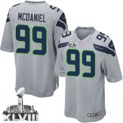 NFL Tony McDaniel Seattle Seahawks Youth Limited Alternate Super Bowl XLVIII Nike Jersey - Grey