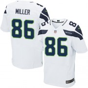 NFL Zach Miller Seattle Seahawks Elite Road Nike Jersey - White