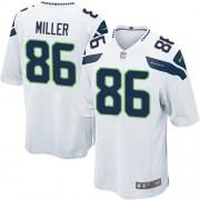 NFL Zach Miller Seattle Seahawks Game Road Nike Jersey - White