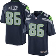 NFL Zach Miller Seattle Seahawks Limited Team Color Home Nike Jersey - Navy Blue