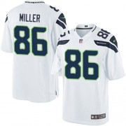 NFL Zach Miller Seattle Seahawks Limited Road Nike Jersey - White