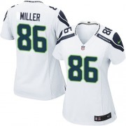 NFL Zach Miller Seattle Seahawks Women's Elite Road Nike Jersey - White