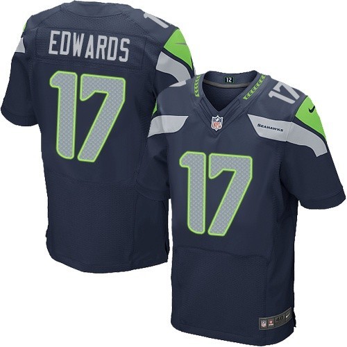 NFL Braylon Edwards Seattle Seahawks Elite Team Color Home Nike Jersey - Navy Blue NFL Braylon Edwards Seattle Seahawks Elite Team Color Home Nike Jersey - Navy Blue