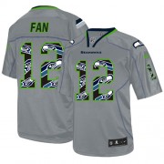 NFL 12th Fan Seattle Seahawks Elite New Nike Jersey - Lights Out Grey