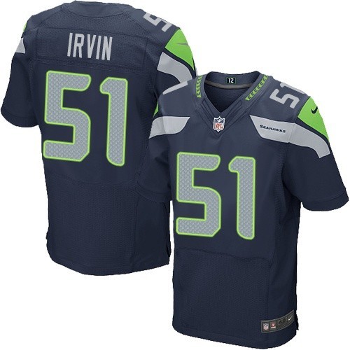 NFL Bruce Irvin Seattle Seahawks Elite Team Color Home Nike Jersey - Navy Blue NFL Bruce Irvin Seattle Seahawks Elite Team Color Home Nike Jersey - Navy Blue