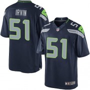 NFL Bruce Irvin Seattle Seahawks Limited Team Color Home Nike Jersey - Navy Blue