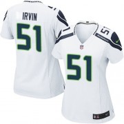 NFL Bruce Irvin Seattle Seahawks Women's Limited Road Nike Jersey - White