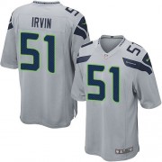 NFL Bruce Irvin Seattle Seahawks Youth Game Alternate Nike Jersey - Grey