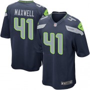 NFL Byron Maxwell Seattle Seahawks Game Team Color Home Nike Jersey - Navy Blue