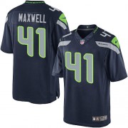 NFL Byron Maxwell Seattle Seahawks Limited Team Color Home Nike Jersey - Navy Blue