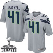 NFL Byron Maxwell Seattle Seahawks Youth Limited Alternate Super Bowl XLVIII Nike Jersey - Grey