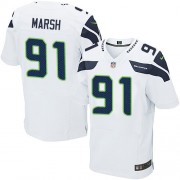 NFL Cassius Marsh Seattle Seahawks Elite Road Nike Jersey - White