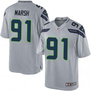 NFL Cassius Marsh Seattle Seahawks Limited Alternate Nike Jersey - Grey