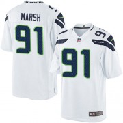 NFL Cassius Marsh Seattle Seahawks Limited Road Nike Jersey - White