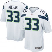 NFL Christine Michael Seattle Seahawks Game Road Nike Jersey - White