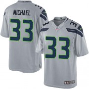 NFL Christine Michael Seattle Seahawks Limited Alternate Nike Jersey - Grey