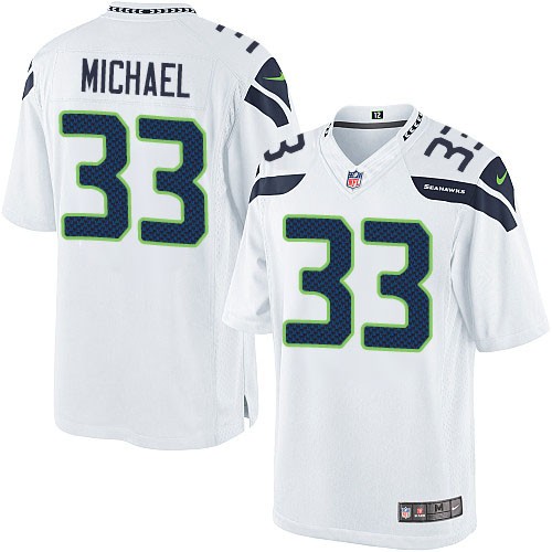 NFL Christine Michael Seattle Seahawks Limited Road Nike Jersey - White