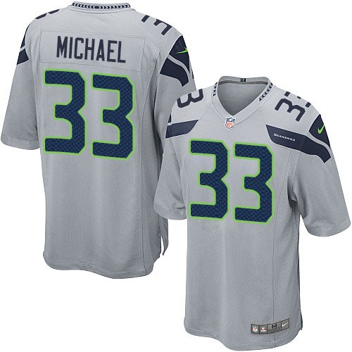 NFL Christine Michael Seattle Seahawks Youth Limited Alternate Nike Jersey - Grey