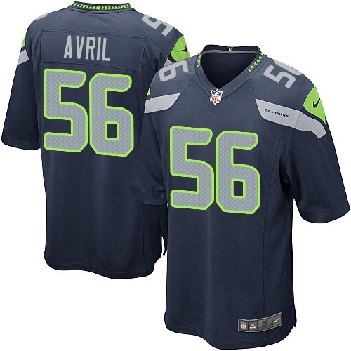 NFL Cliff Avril Seattle Seahawks Game Team Color Home Nike Jersey - Navy Blue NFL Cliff Avril Seattle Seahawks Game Team Color Home Nike Jersey - Navy Blue