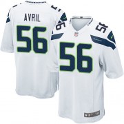 NFL Cliff Avril Seattle Seahawks Game Road Nike Jersey - White