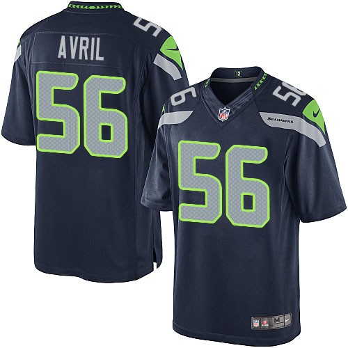 NFL Cliff Avril Seattle Seahawks Limited Team Color Home Nike Jersey - Navy Blue NFL Cliff Avril Seattle Seahawks Limited Team Color Home Nike Jersey - Navy Blue