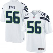 NFL Cliff Avril Seattle Seahawks Limited Road Nike Jersey - White