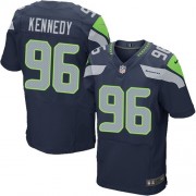 NFL Cortez Kennedy Seattle Seahawks Elite Team Color Home Nike Jersey - Navy Blue