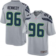 NFL Cortez Kennedy Seattle Seahawks Limited Alternate Nike Jersey - Grey