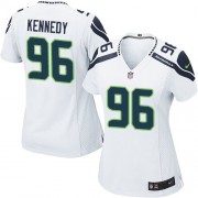 NFL Cortez Kennedy Seattle Seahawks Women's Elite Road Nike Jersey - White