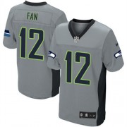 NFL 12th Fan Seattle Seahawks Limited Nike Jersey - Grey Shadow