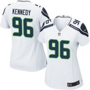NFL Cortez Kennedy Seattle Seahawks Women's Limited Road Nike Jersey - White