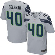 NFL Derrick Coleman Seattle Seahawks Elite Alternate Nike Jersey - Grey