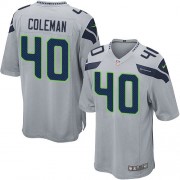 NFL Derrick Coleman Seattle Seahawks Game Alternate Nike Jersey - Grey