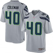 NFL Derrick Coleman Seattle Seahawks Limited Alternate Nike Jersey - Grey