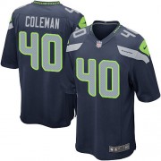 NFL Derrick Coleman Seattle Seahawks Youth Elite Team Color Home Nike Jersey - Navy Blue