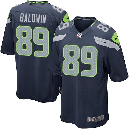 NFL Doug Baldwin Seattle Seahawks Game Team Color Home Nike Jersey - Navy Blue NFL Doug Baldwin Seattle Seahawks Game Team Color Home Nike Jersey - Navy Blue