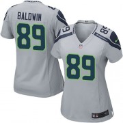 NFL Doug Baldwin Seattle Seahawks Women's Elite Alternate Nike Jersey - Grey