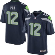 NFL 12th Fan Seattle Seahawks Limited Team Color Home Nike Jersey - Navy Blue